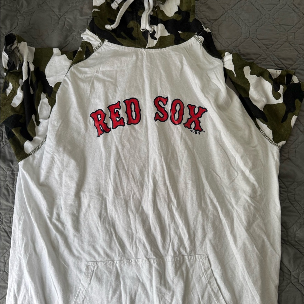 Fanatics Red Sox Camo Sleeve Hoodie